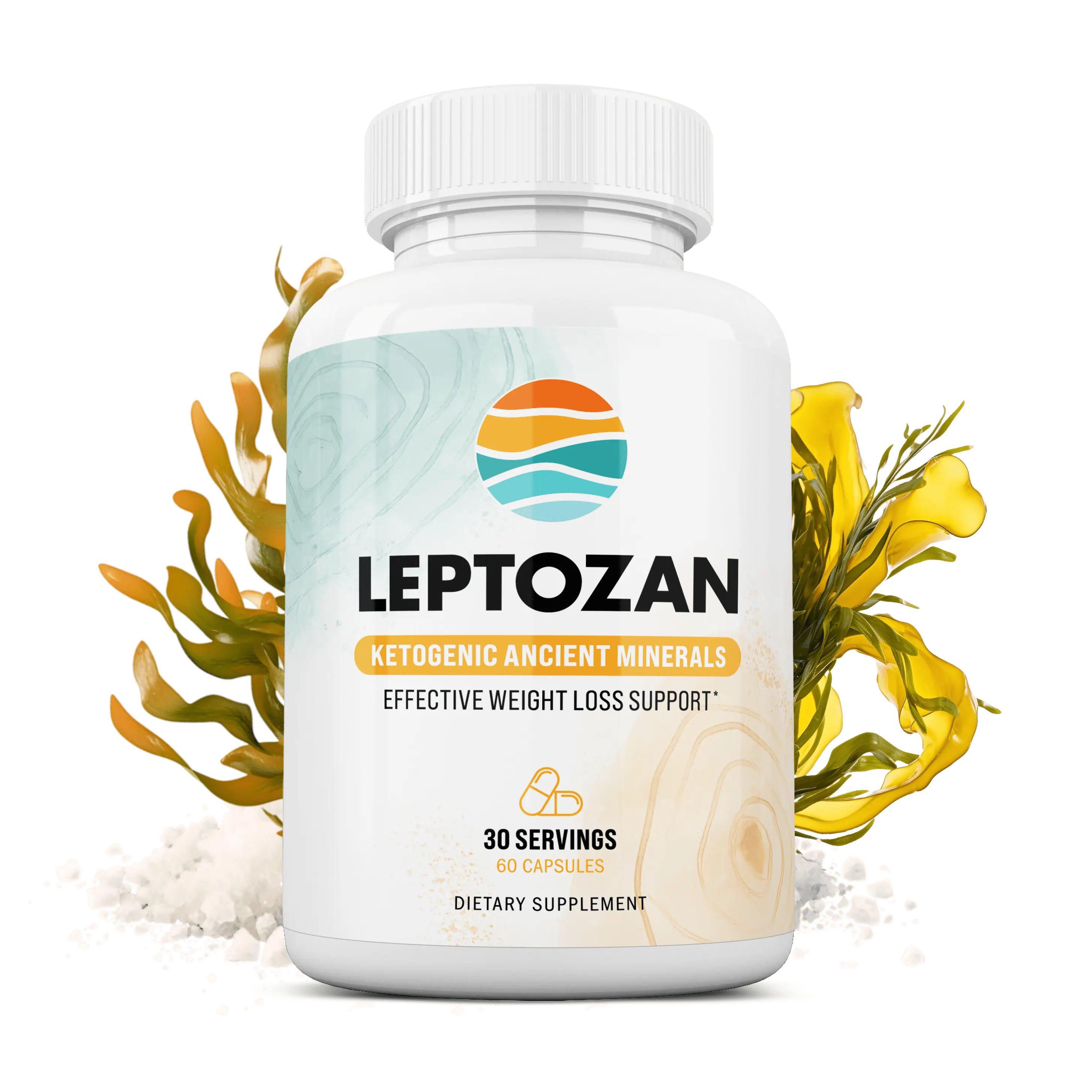 Leptozan Ketogenic Ancient Minerals Supplement Bottle